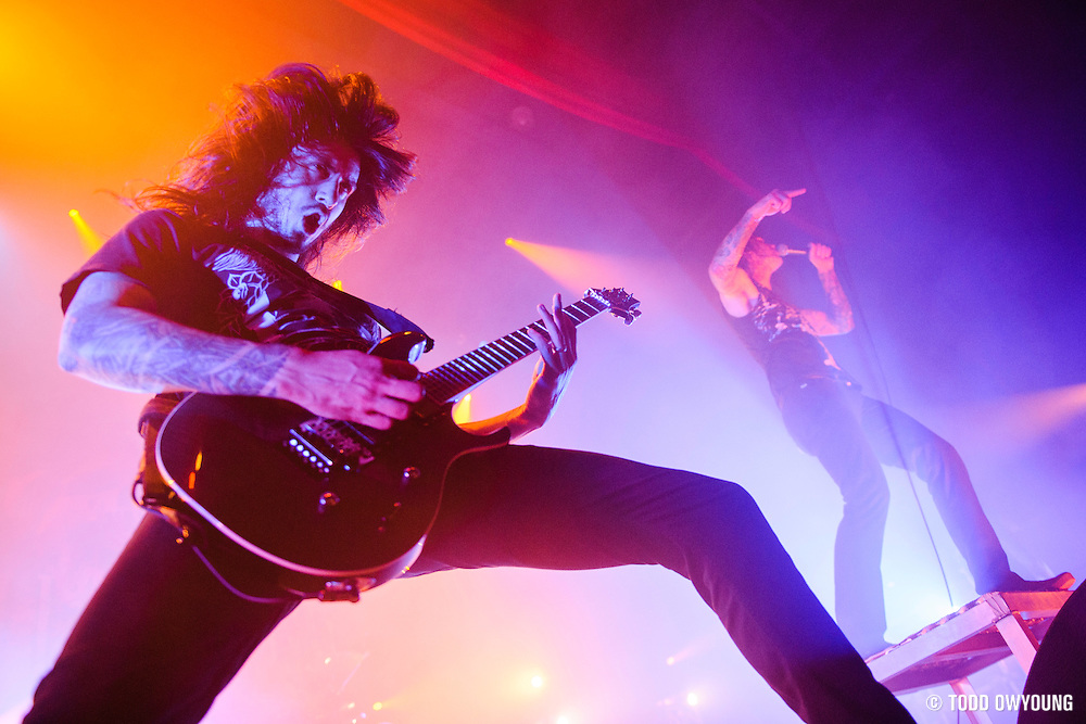 Metal band As I Lay Dying performing at the Pageant in St. Louis on July 25, 2010 on "The Cool Tour." (TODD OWYOUNG)